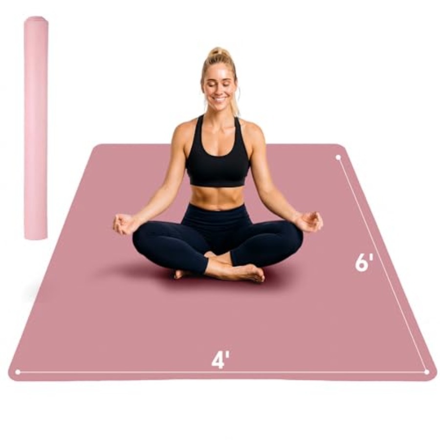 Pilates Yoga Mat Workout - Evde Egzersizler, Pilates, Esneme için Ekstra