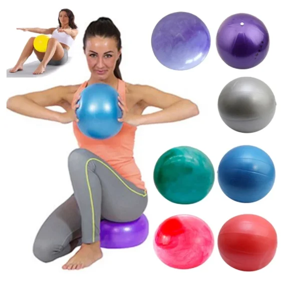 Pilates Ball Mini - 2026 Özel Tasarım 9'' Yuvarlak PVC