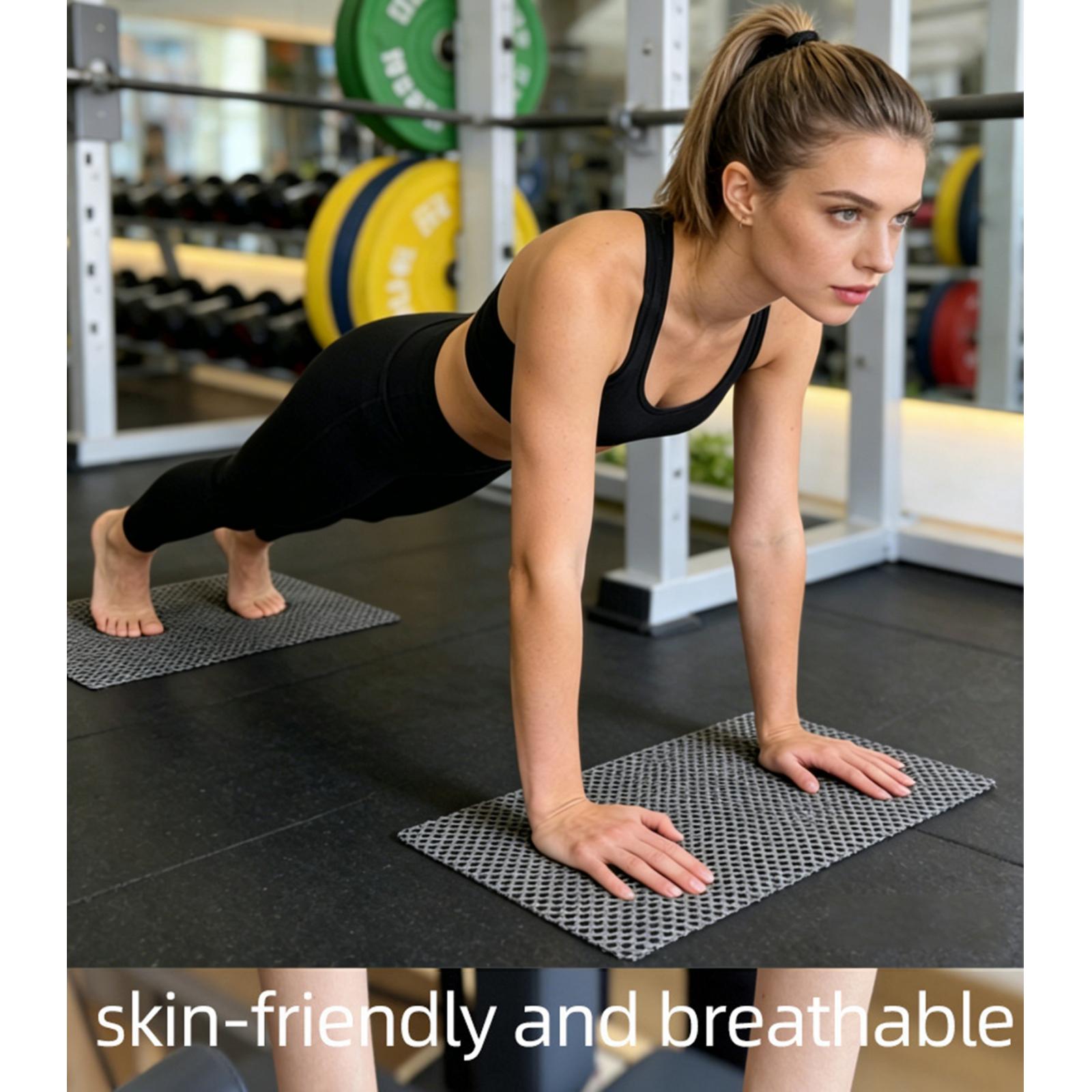 Pilates Yoga Mat - 2 adet/takım Pilates kaymaz Mat istikrarlı