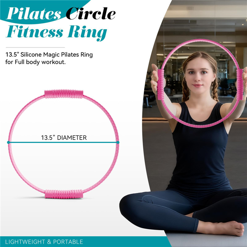 Pilates Ring Magic - Çevre Dostu Çift Saplı Silikon Yoga