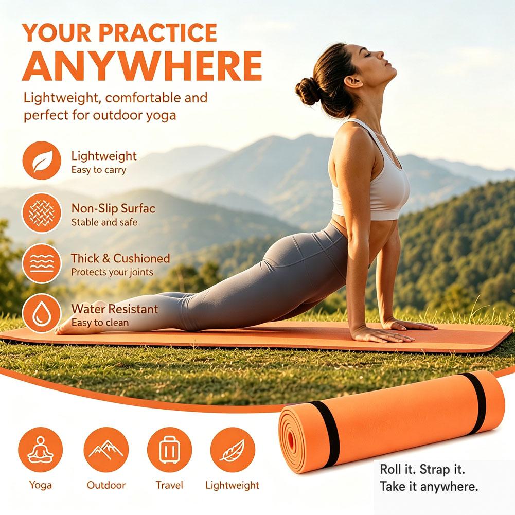 180x50 cm Yoga Matları kaymaz  - Pilates Yoga Matte incelemesi ve fiyatı
