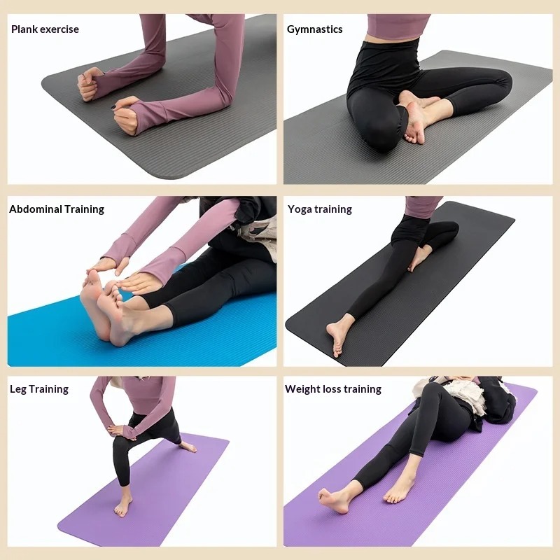 Ekstra Kalın Kaymaz Yoga Matı  - Pilates Yoga Mat Workout incelemesi ve fiyatı