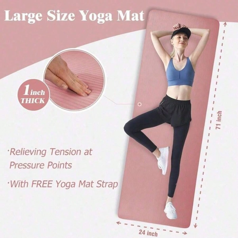 Yoga Matları BalanceFrom Yoga  - Pilates Yoga Mat Workout incelemesi ve fiyatı